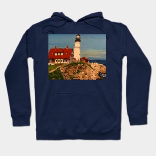 Portland, Main Lighthouse Hoodie